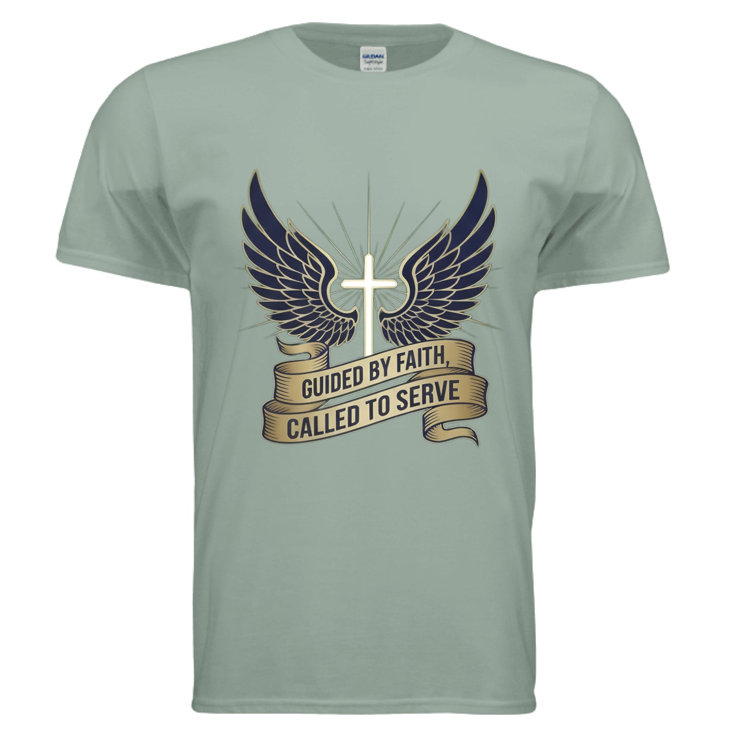 Guided by Faith Called to Serve Faith T-Shirt (Police) Sage Salvation Clothing and Accessories Apparel
