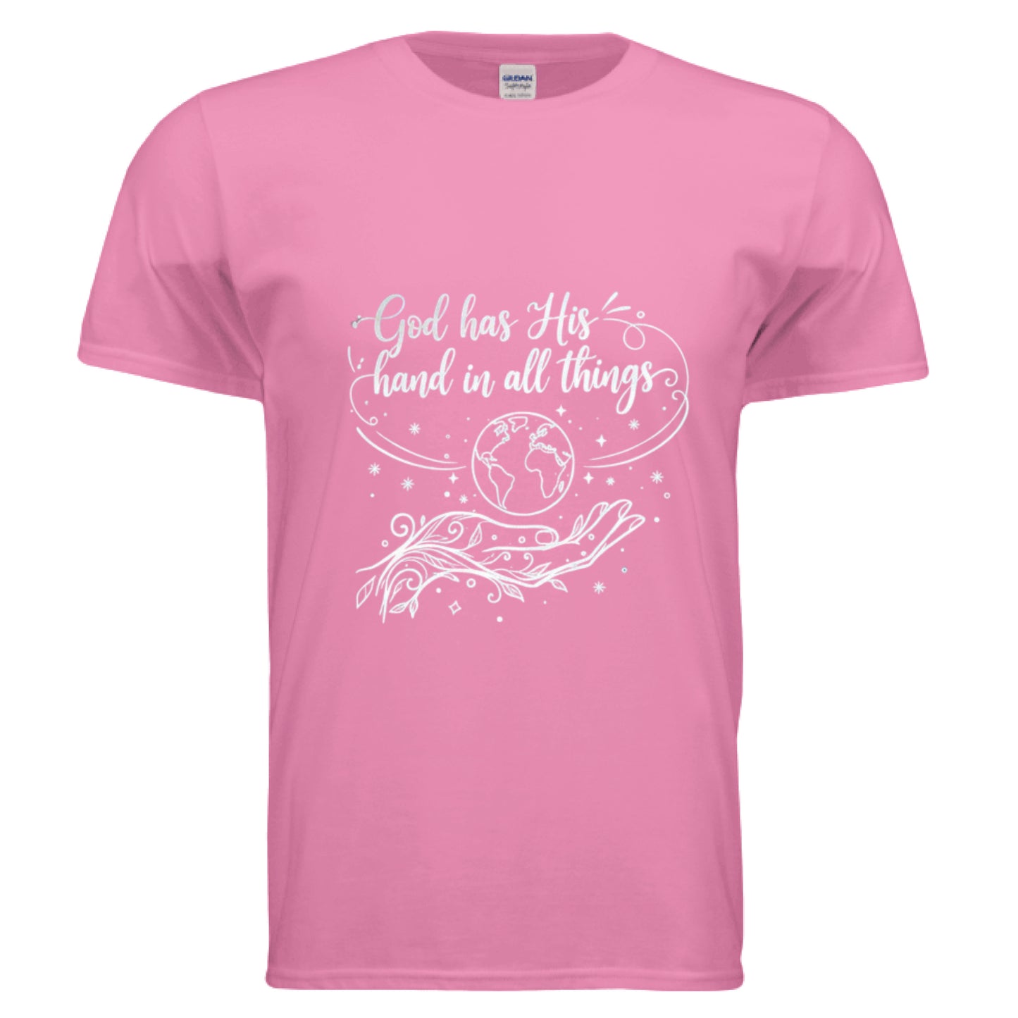 God has His Hand in all Things Faith T-Shirt AZALEA Salvation Clothing and Accessories Apparel