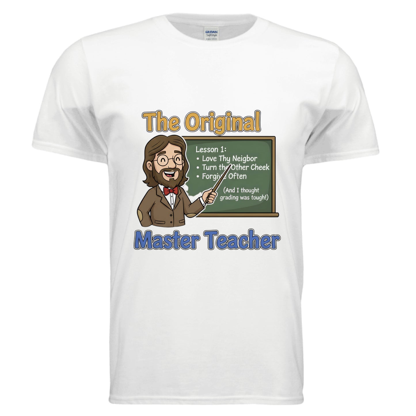 Master Teacher Faith T-Shirt (Teacher) WHITE Salvation Clothing and Accessories Apparel
