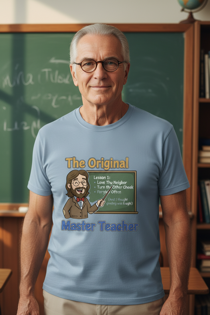 Master Teacher Faith T-Shirt (Teacher) Salvation Clothing and Accessories Apparel