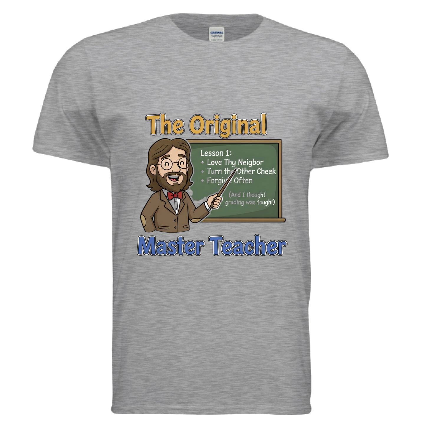 Master Teacher Faith T-Shirt (Teacher) SPORT GREY Salvation Clothing and Accessories Apparel