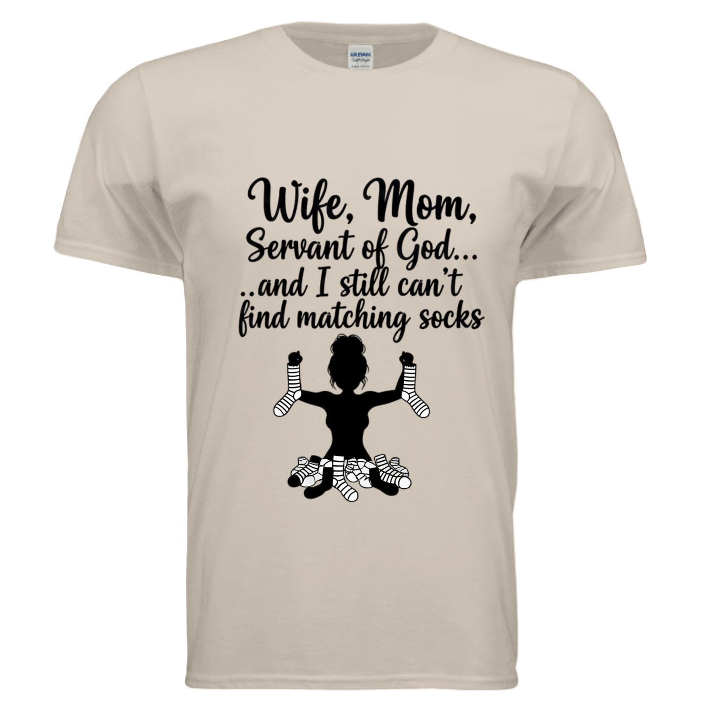 Wife Mom Servant of God Faith T-Shirt (Funny) SAND Salvation Clothing and Accessories Apparel