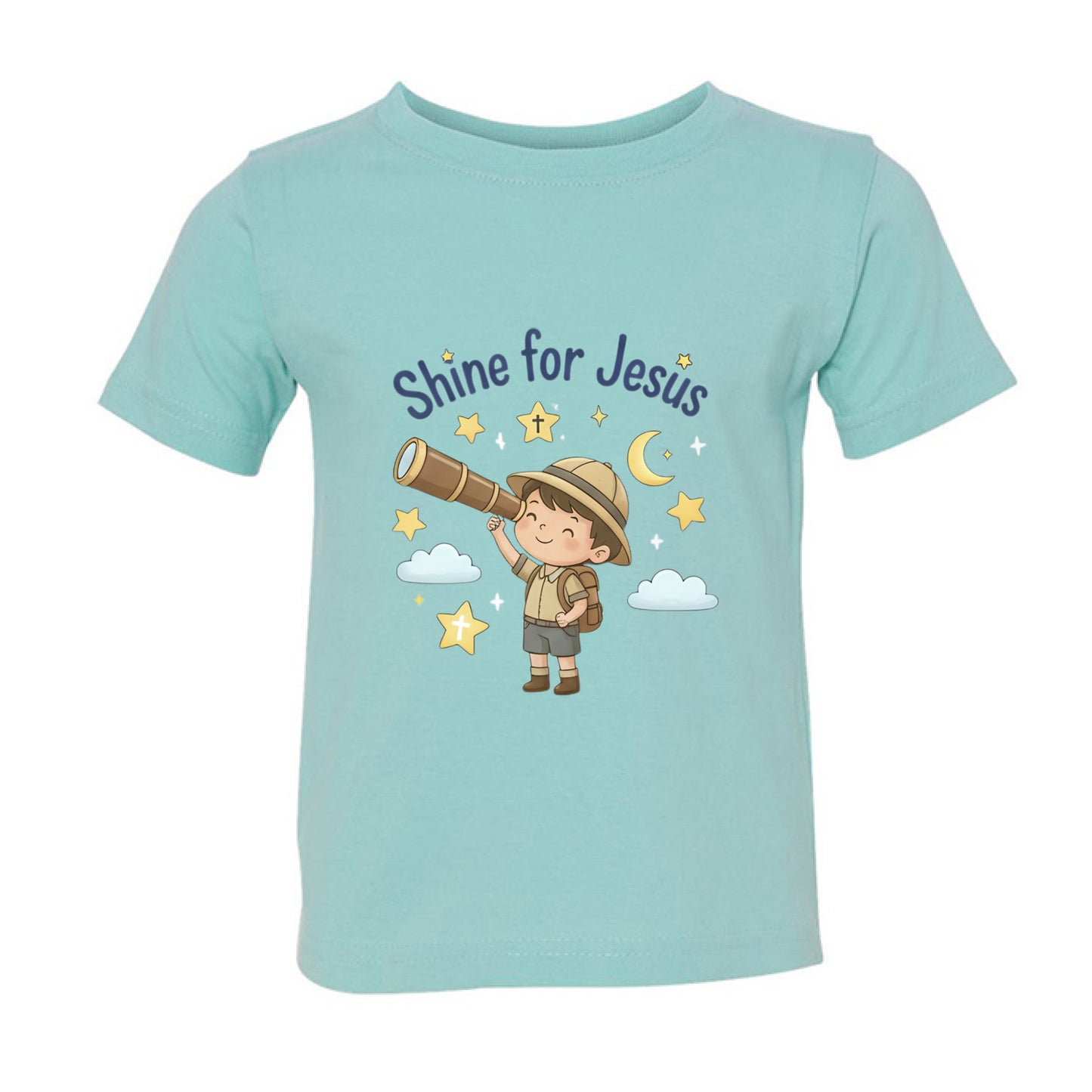 Shine for Jesus Toddler Faith T-Shirt CHILL Salvation Clothing and Accessories Apparel
