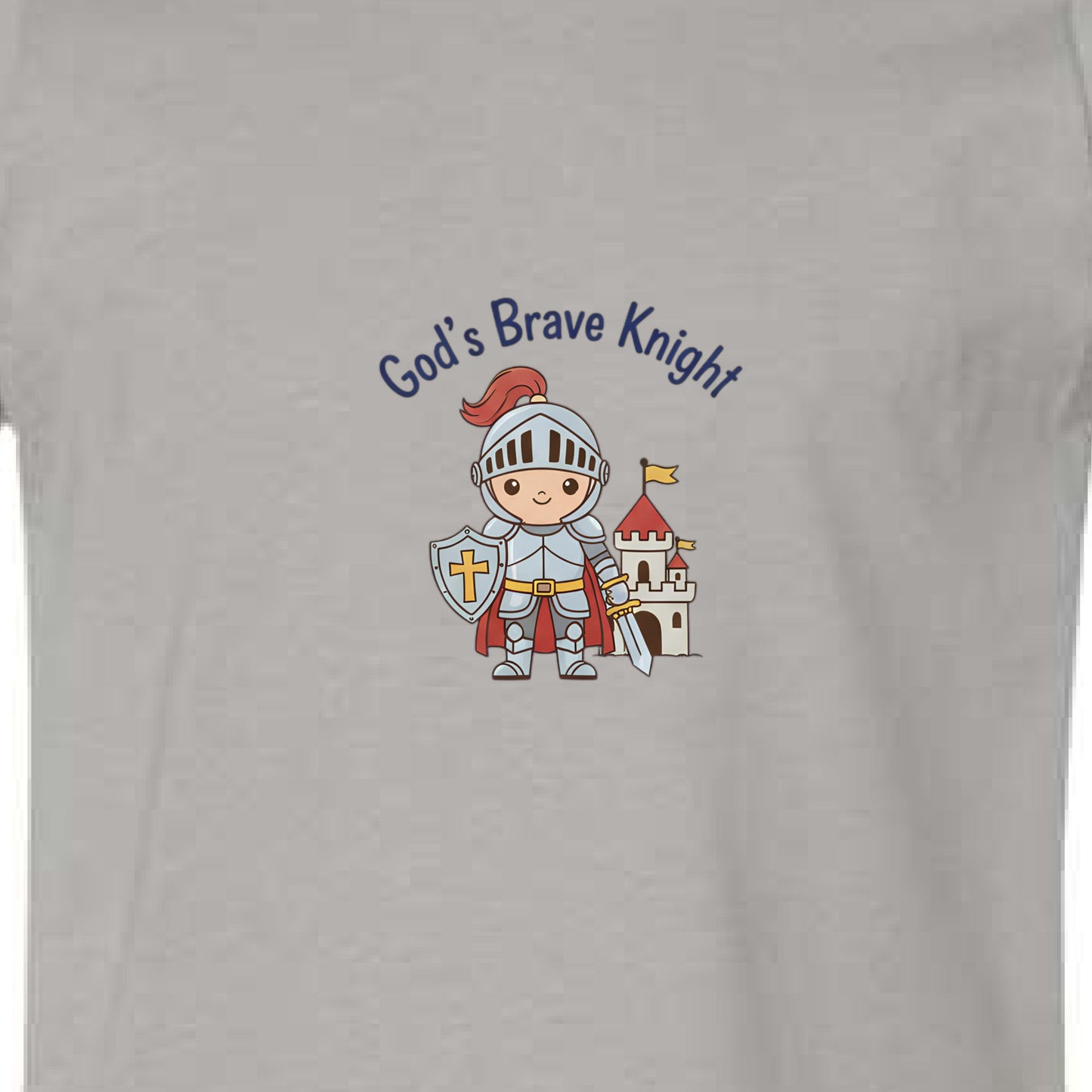 Gods Brave Knight Toddler Faith T-Shirt Titanium Salvation Clothing and Accessories Apparel