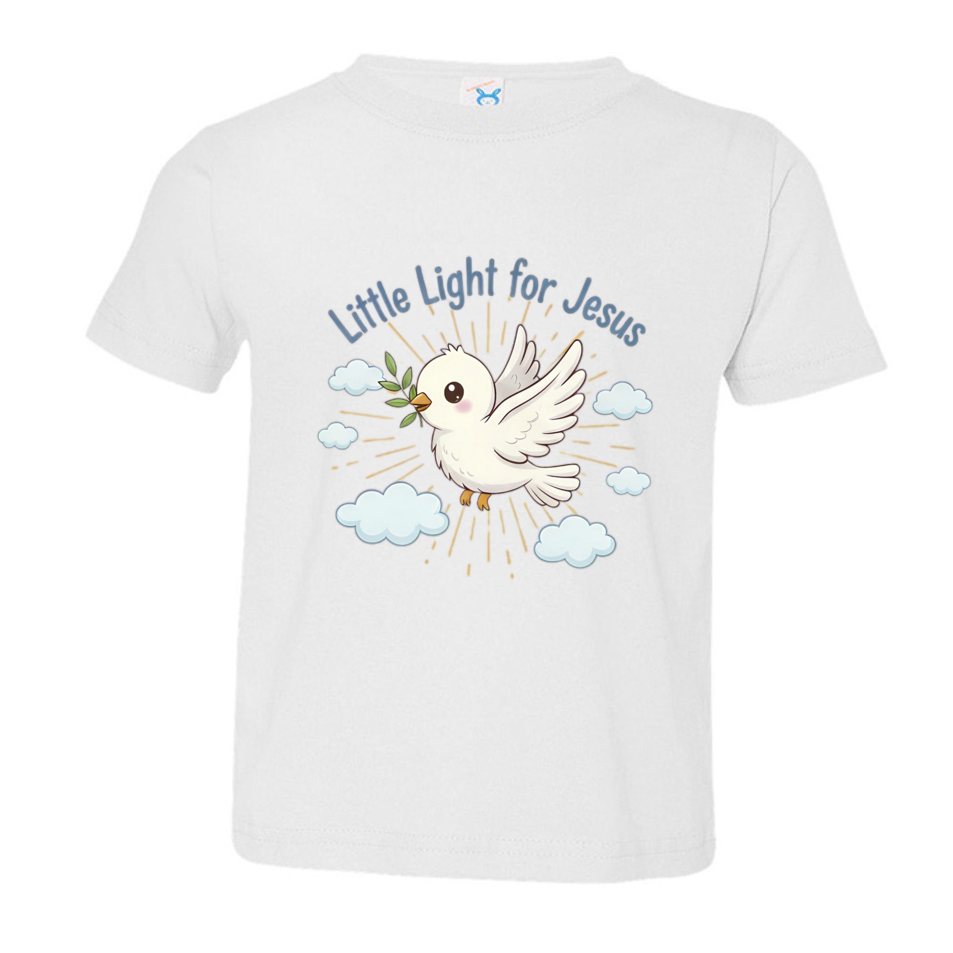 Little Light for Jesus Toddler Faith T-Shirt WHITE Salvation Clothing and Accessories Apparel