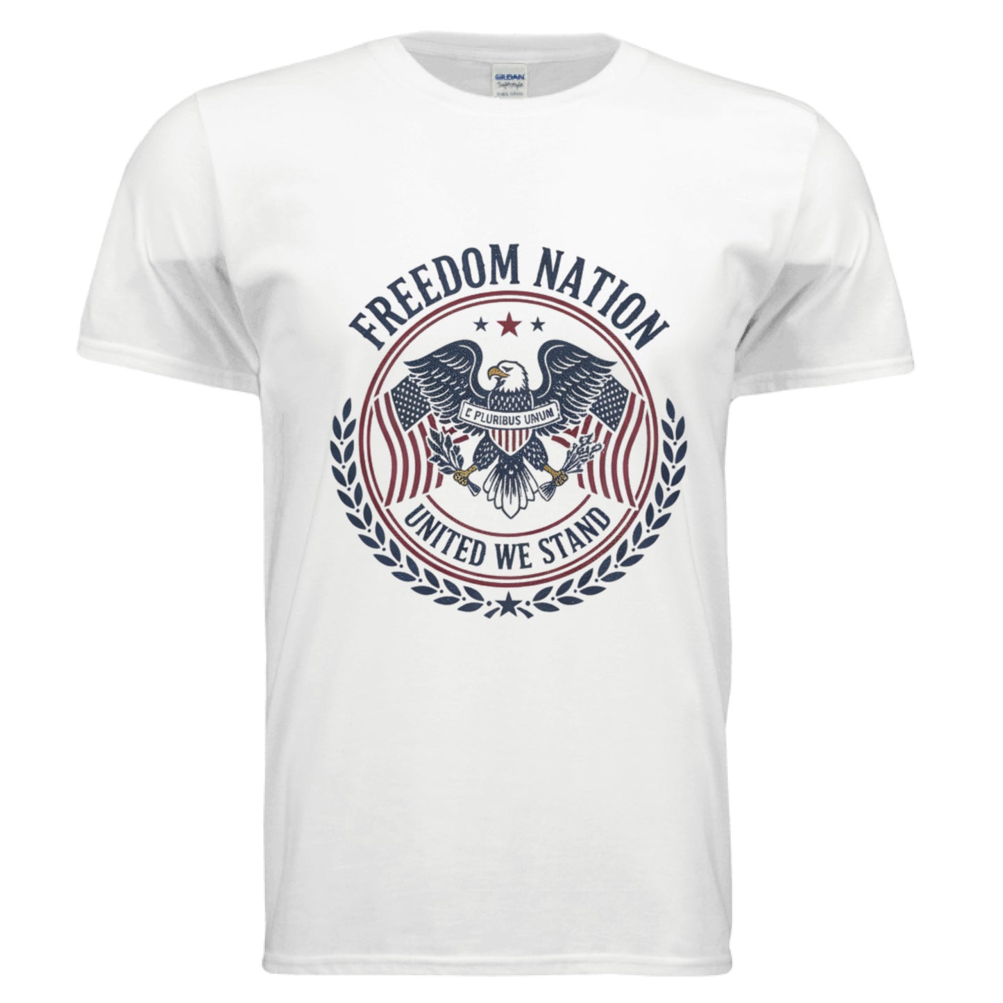 Freedom Nation Patriot T-Shirt WHITE Salvation Clothing and Accessories Apparel