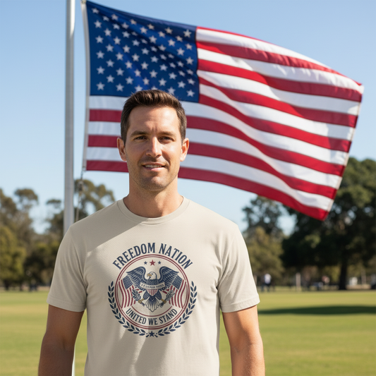 Freedom Nation Patriot T-Shirt Salvation Clothing and Accessories Apparel