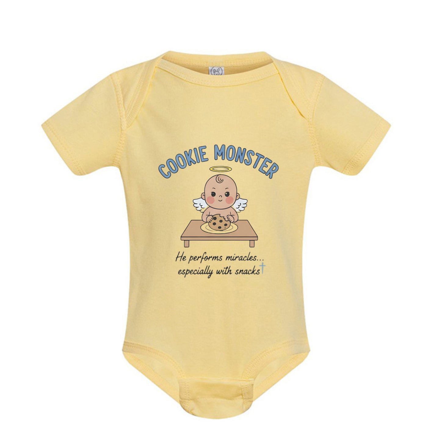 Cookie Monster Faith Onesie BANANA Salvation Clothing and Accessories Apparel