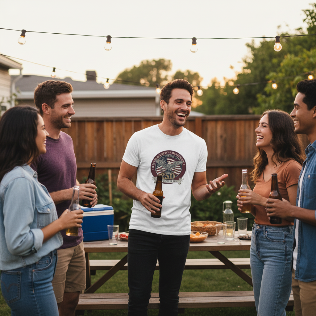 250 years of Liberty and Independence Patriot T-Shirt Salvation Clothing and Accessories Apparel