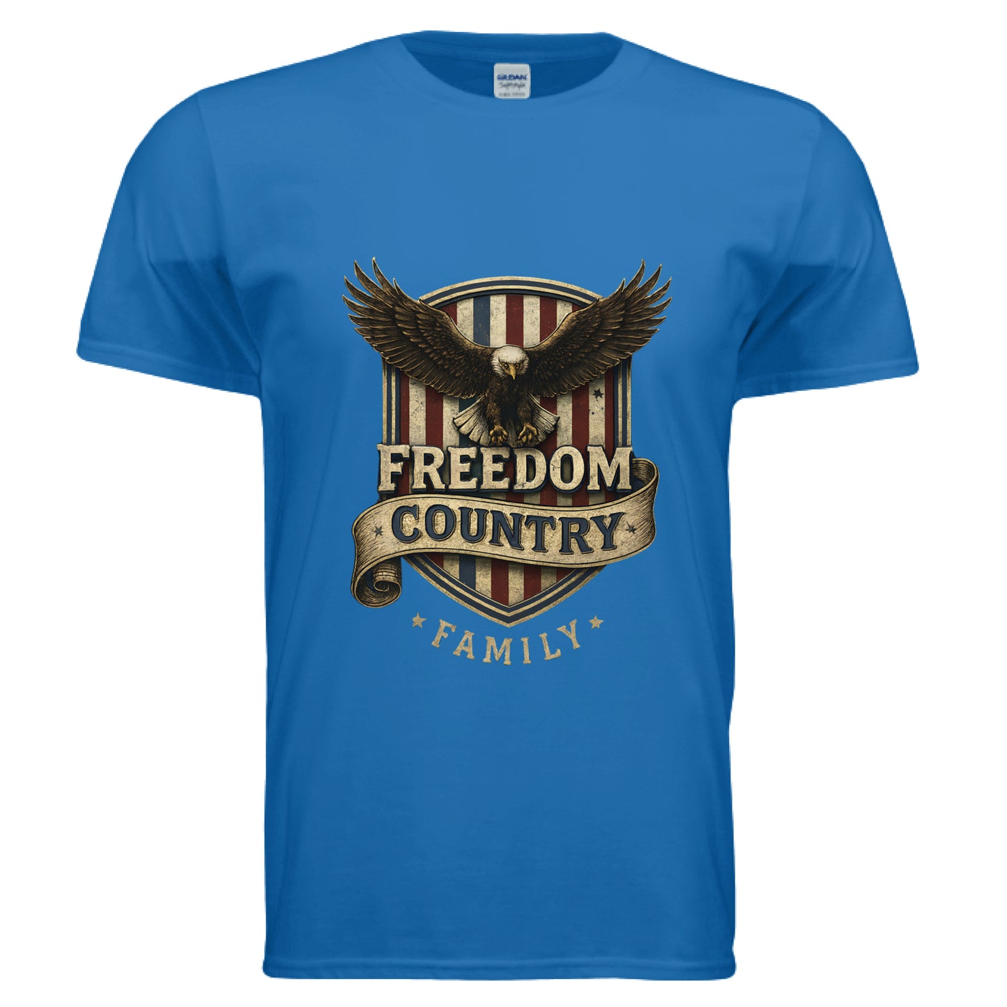 Freedom Country Family Patriot T-Shirt ROYAL Salvation Clothing and Accessories Apparel