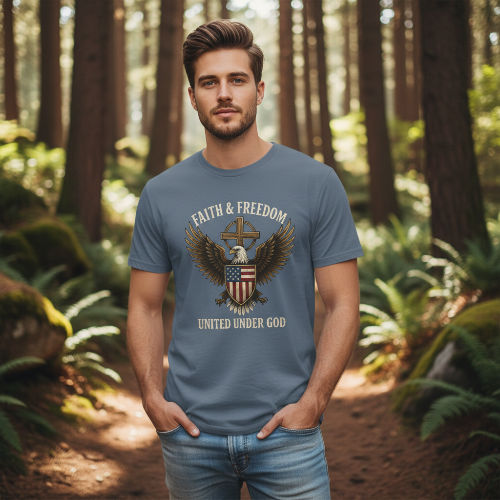 Faith & Freedom United under God Faith T-Shirt