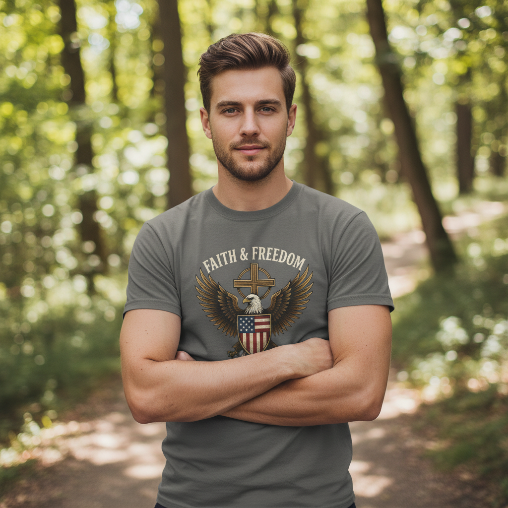 Faith & Freedom United under God Faith T-Shirt