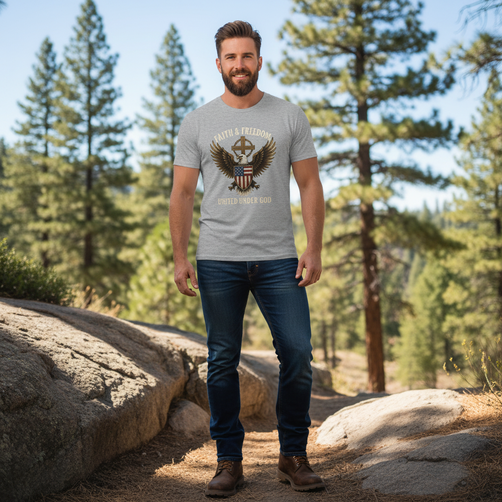 Faith & Freedom United under God Faith T-Shirt