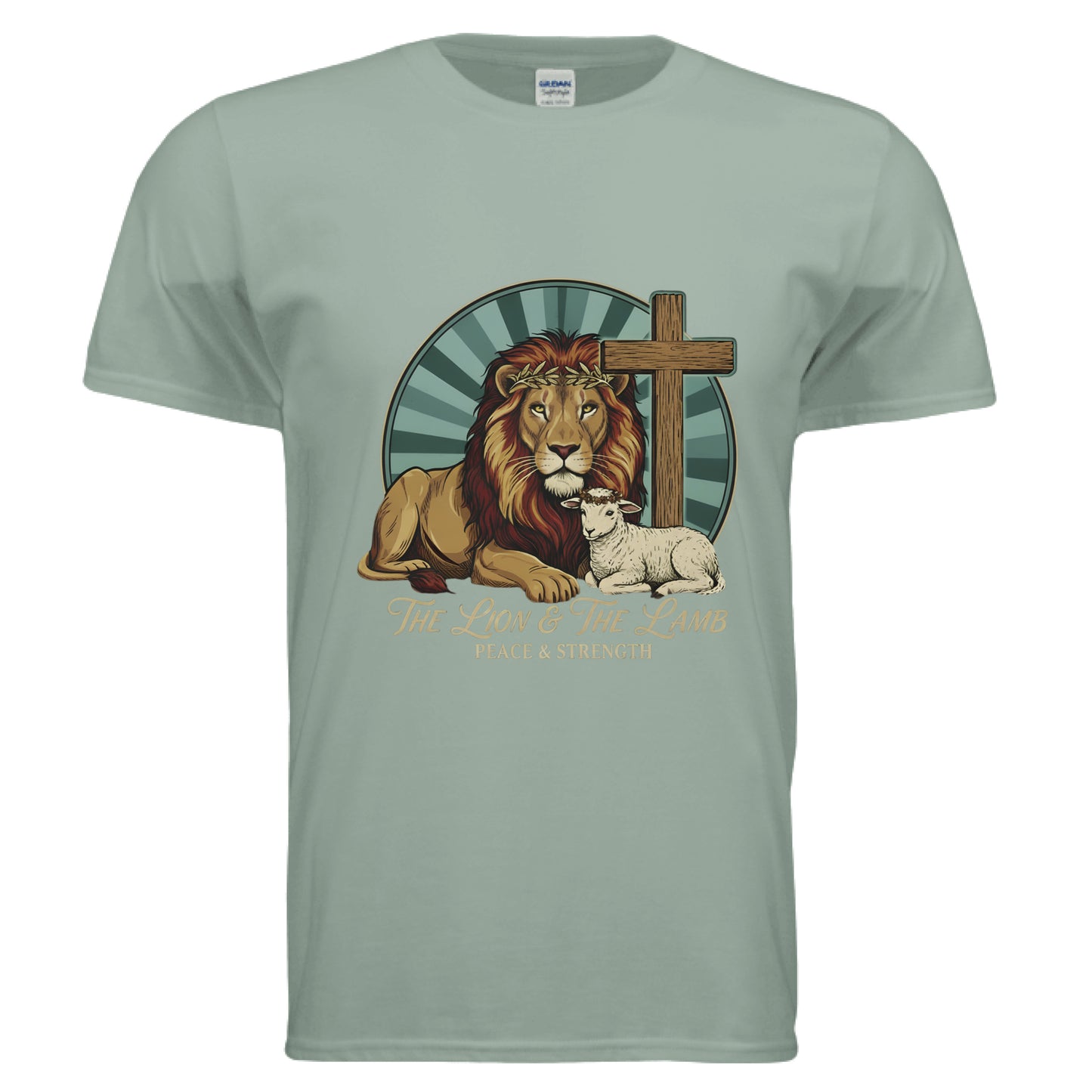 The Lion & The Lamb Faith T-Shirt Sage Salvation Clothing and Accessories Apparel