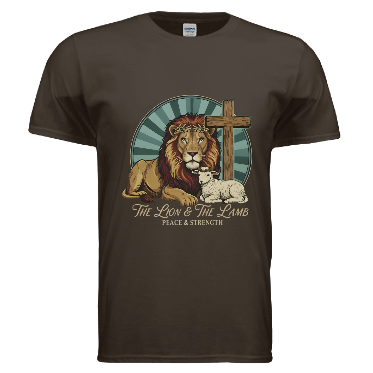 The Lion & The Lamb Faith T-Shirt DARK CHOCOLATE Salvation Clothing and Accessories Apparel