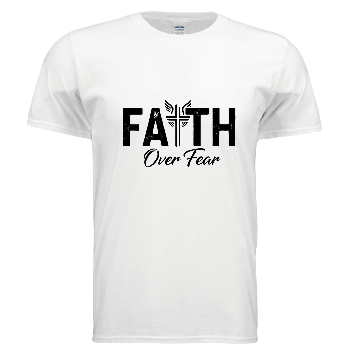 Faith Over Fear Faith T-Shirt WHITE Salvation Clothing and Accessories Apparel