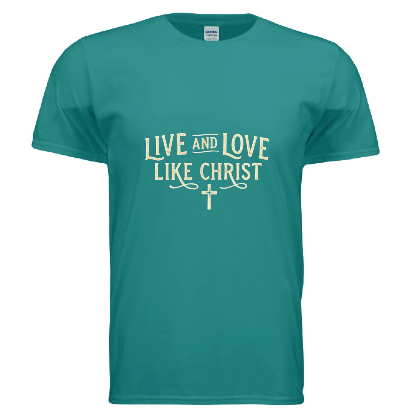 Live and Love Like Christ Faith T-Shirt JADE DOME Salvation Clothing and Accessories Apparel