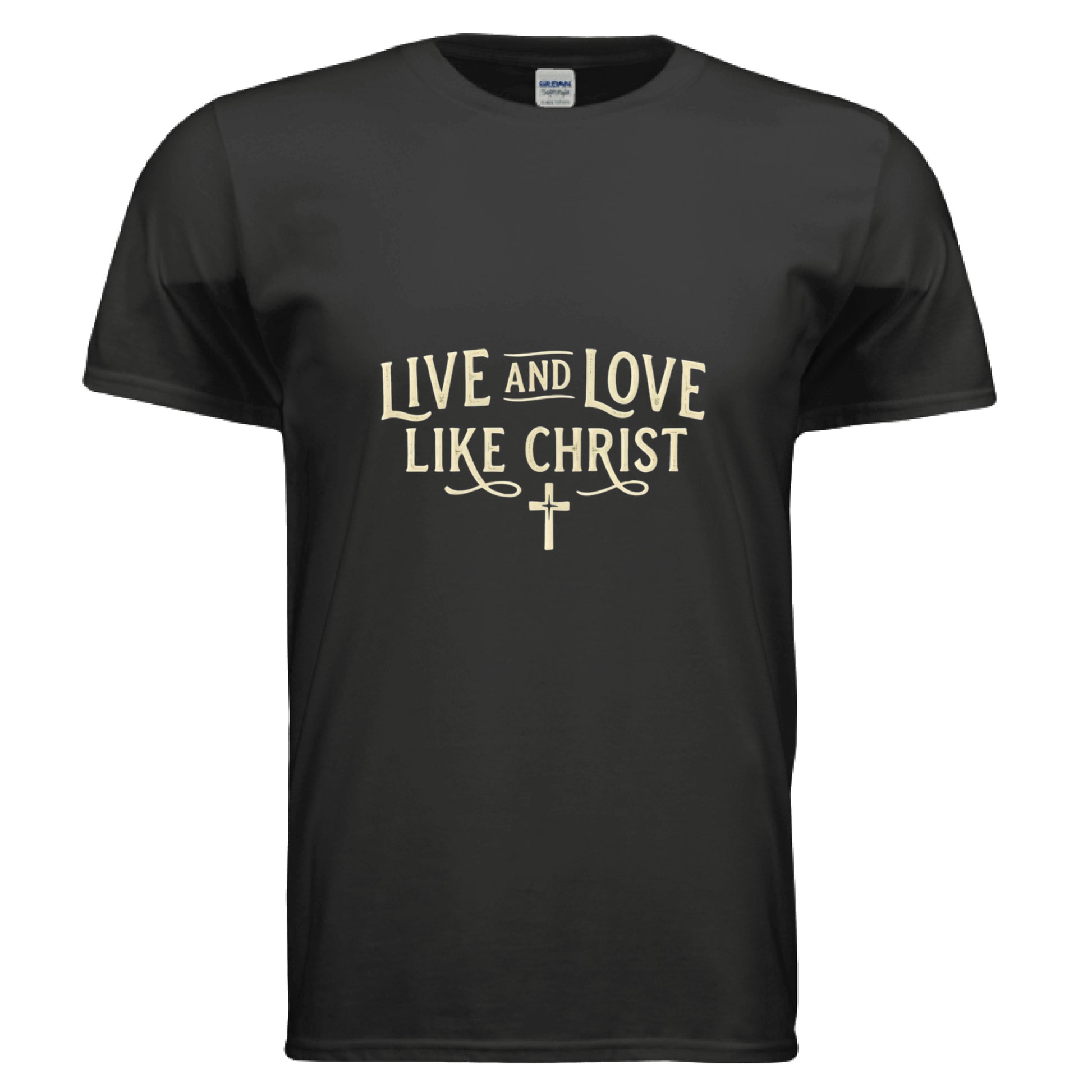Live and Love Like Christ Faith T-Shirt BLACK Salvation Clothing and Accessories Apparel