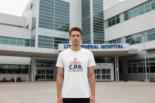 CPR Christ Prayer Repentance Faith T-Shirt Salvation Clothing and Accessories Apparel