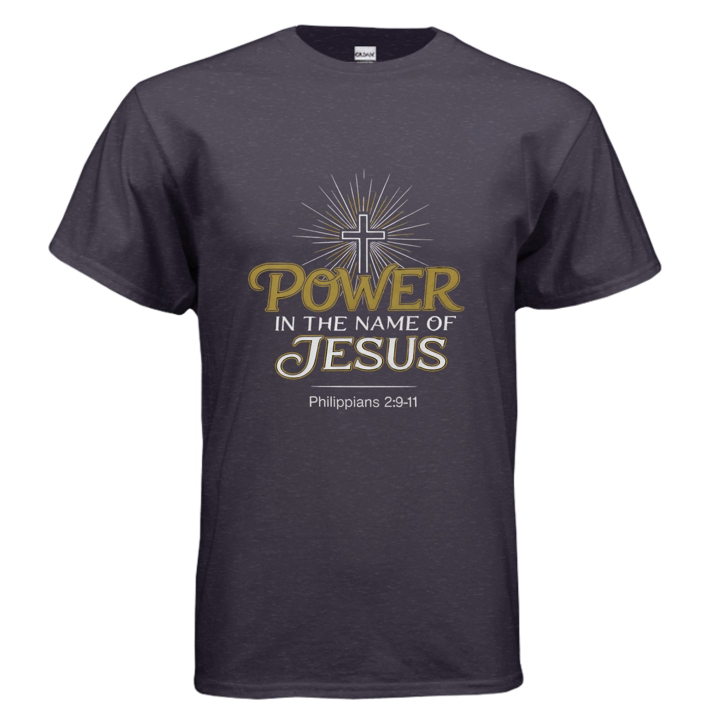 Power in the Name of Jesus Faith T-Shirt BLACKBERRY Salvation Clothing and Accessories Apparel