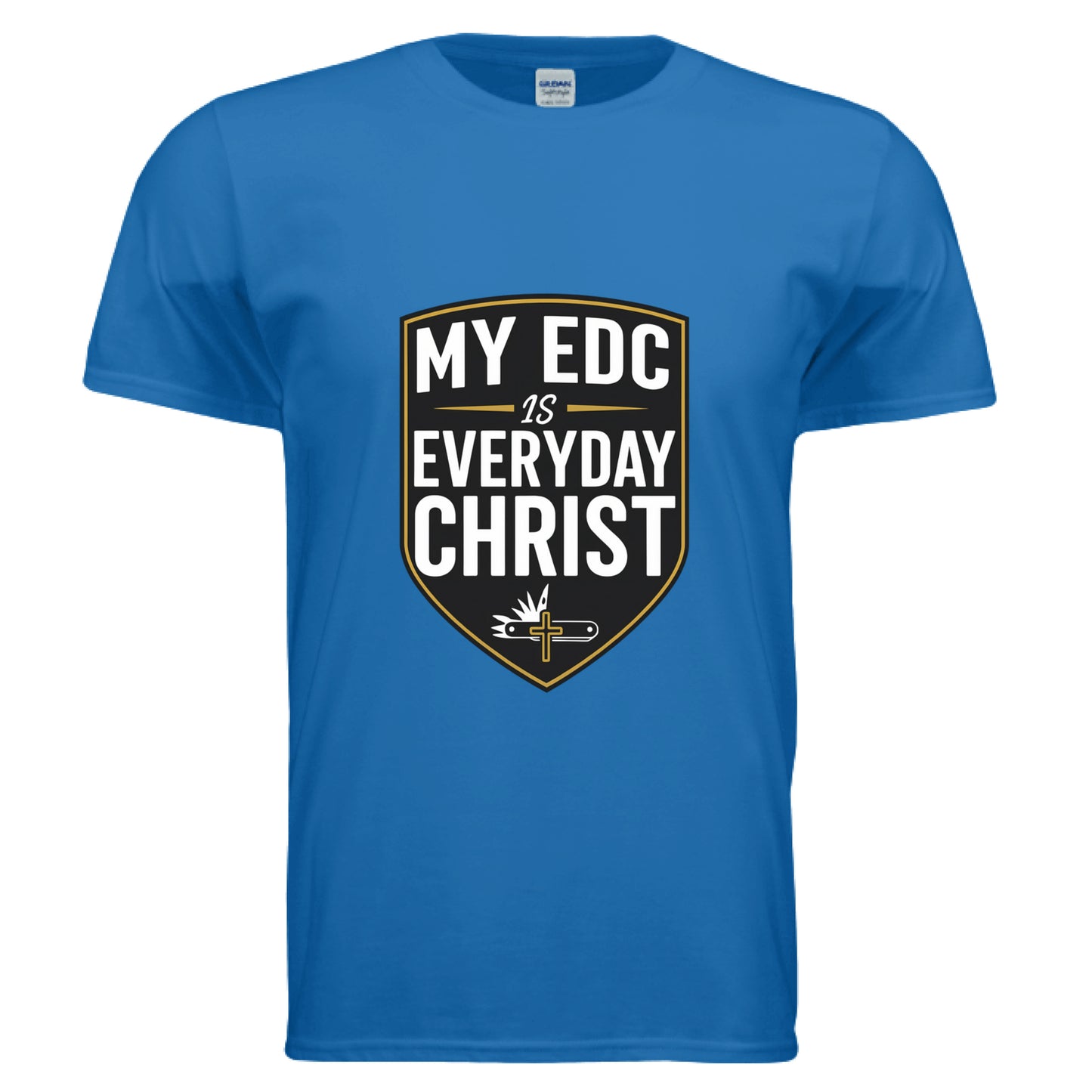 My EDC Everyday Christ Faith T-Shirt ROYAL Salvation Clothing and Accessories Apparel