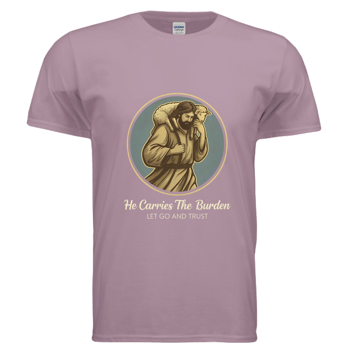 He Carries the Burden Faith T-Shirt Paragon Salvation Clothing and Accessories Apparel