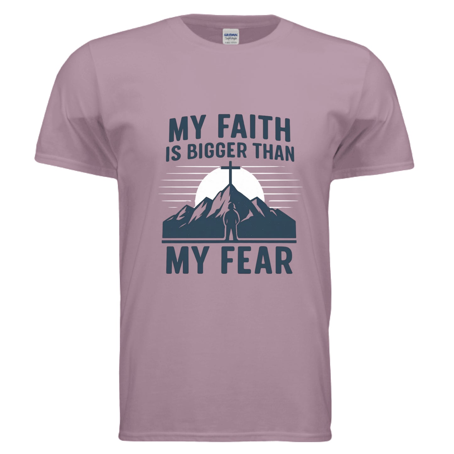 My Faith is Bigger than My Fear Faith T-Shirt Paragon Salvation Clothing and Accessories Apparel