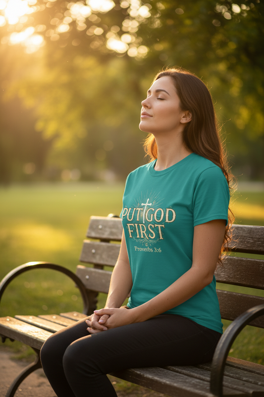 Put God First Faith T-Shirt