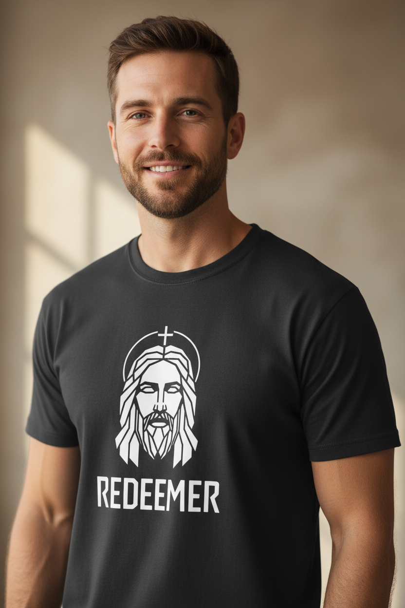 Redeemer Faith T-Shirt Salvation Clothing and Accessories Apparel