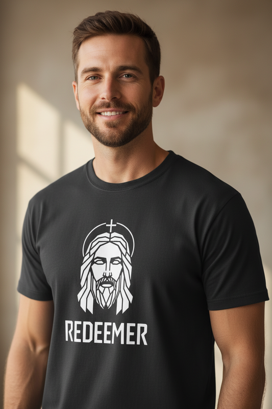 Redeemer Faith T-Shirt Salvation Clothing and Accessories Apparel