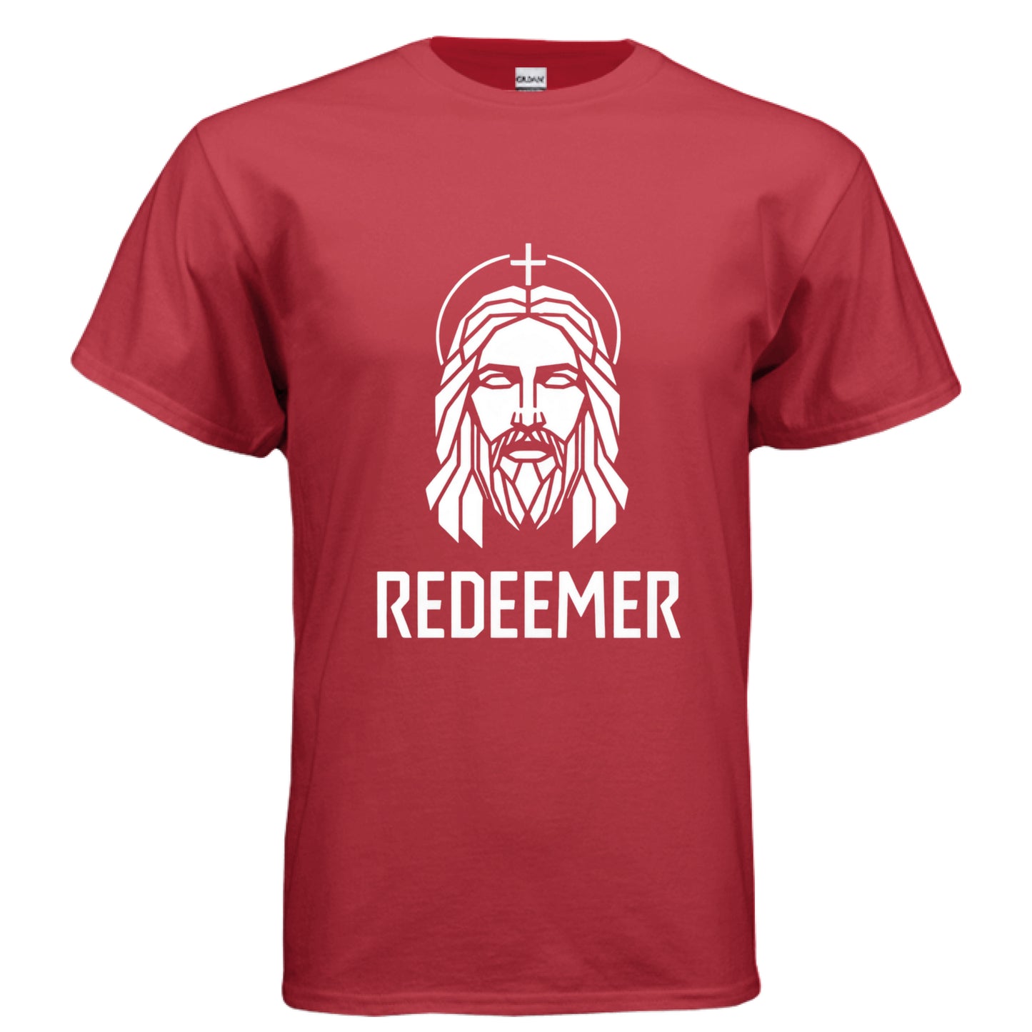 Redeemer Faith T-Shirt RED Salvation Clothing and Accessories Apparel