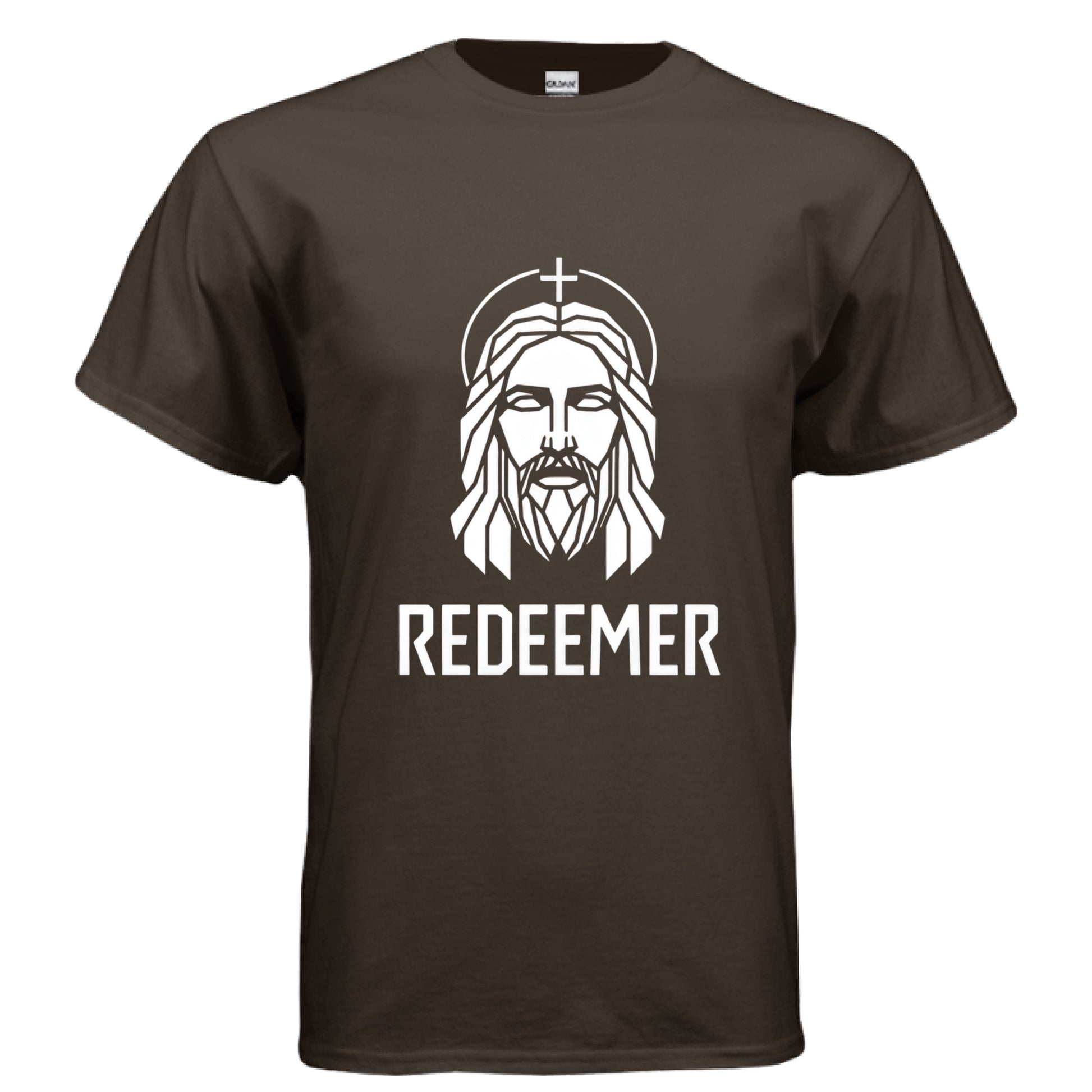 Redeemer Faith T-Shirt DARK CHOCOLATE Salvation FaithWear Apparel