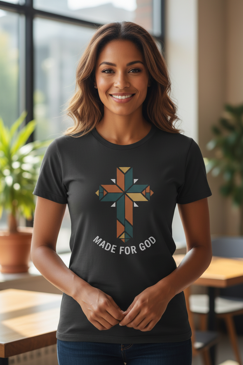 Made for God Faith T-Shirt Salvation Clothing and Accessories Apparel