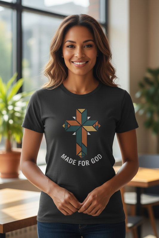 Made for God Faith T-Shirt Salvation Clothing and Accessories Apparel