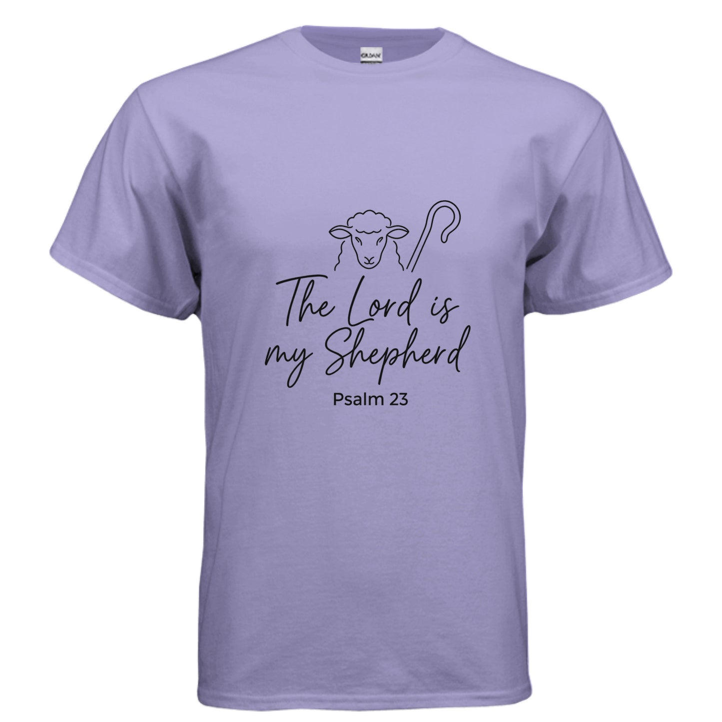 The Lord is my Shepherd Faith T-Shirt VIOLET Salvation Clothing and Accessories Apparel