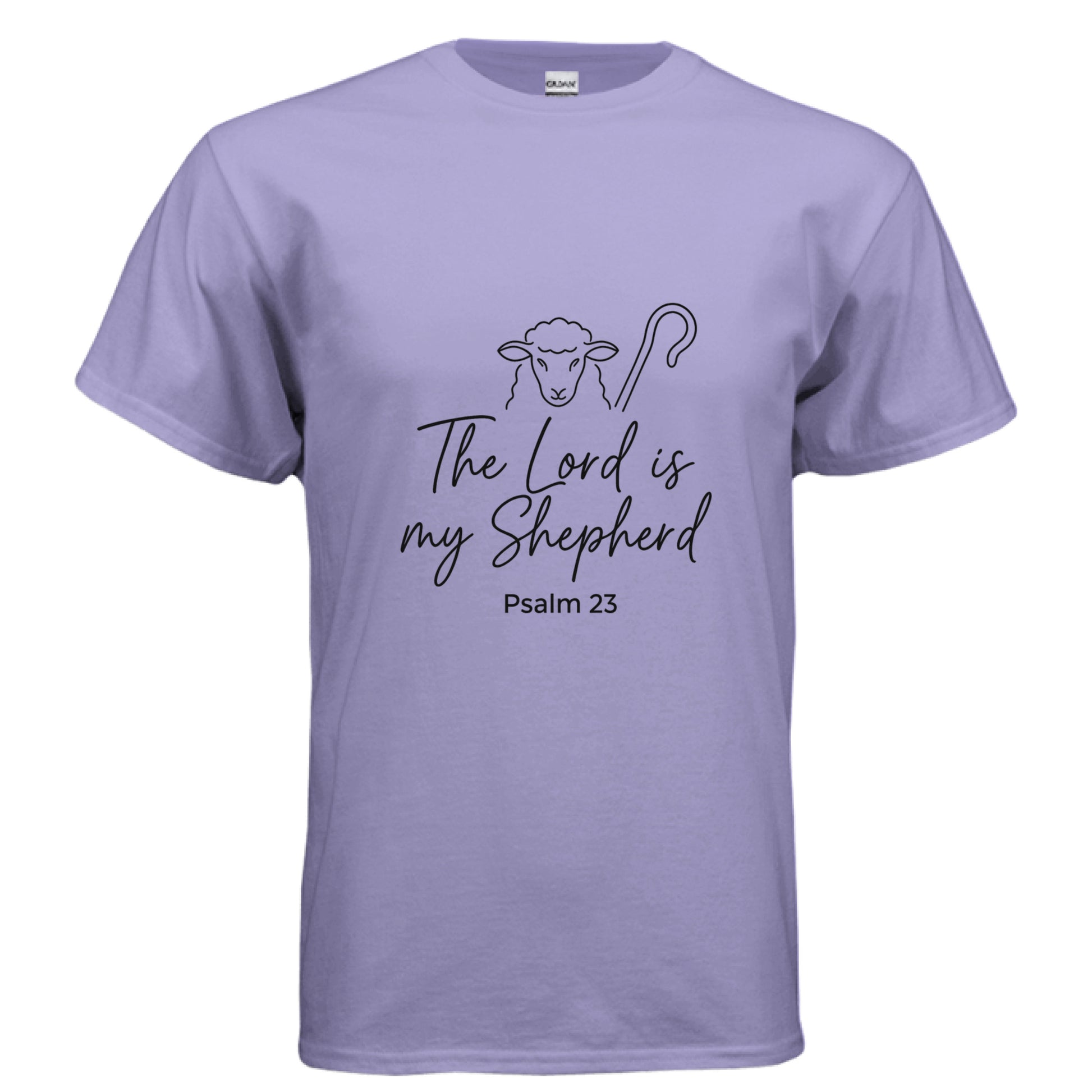 The Lord is my Shepherd Faith T-Shirt VIOLET Salvation FaithWear Apparel