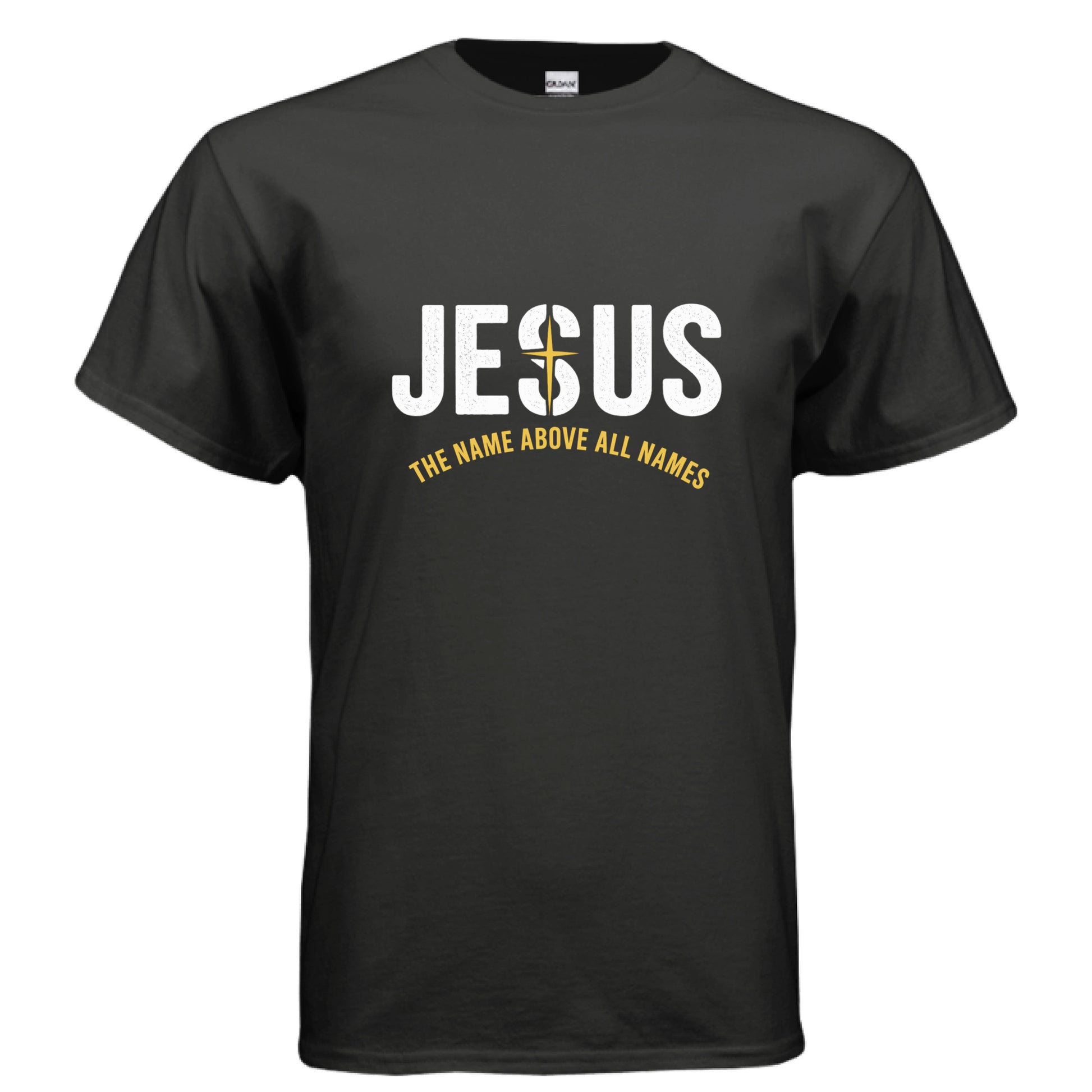 Jesus the Name Above All Names Faith T-Shirt BLACK Salvation Clothing and Accessories Apparel