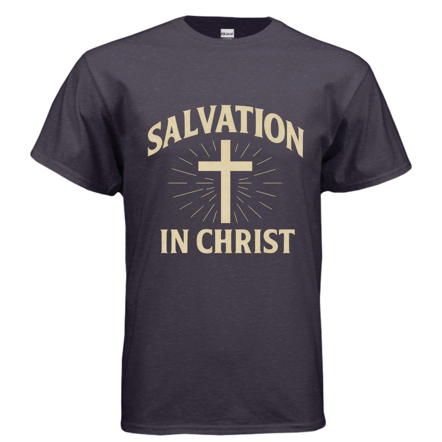 Salvation in Christ Faith T-Shirt BLACKBERRY Salvation Clothing and Accessories Apparel