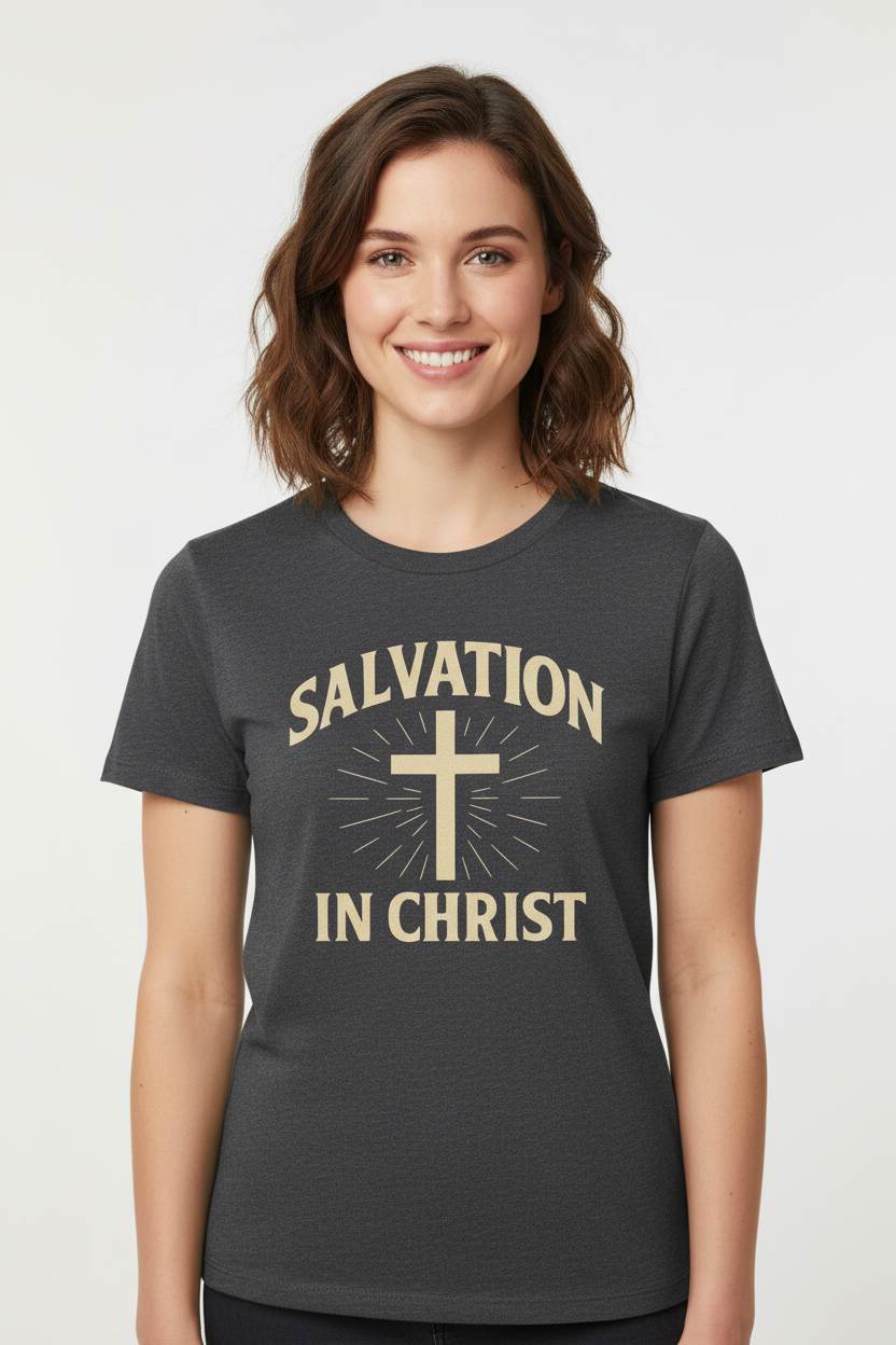 Salvation in Christ Faith T-Shirt Salvation Clothing and Accessories Apparel