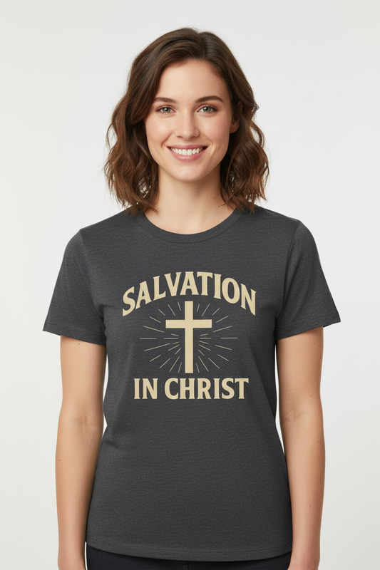 Salvation in Christ Faith T-Shirt Salvation Clothing and Accessories Apparel