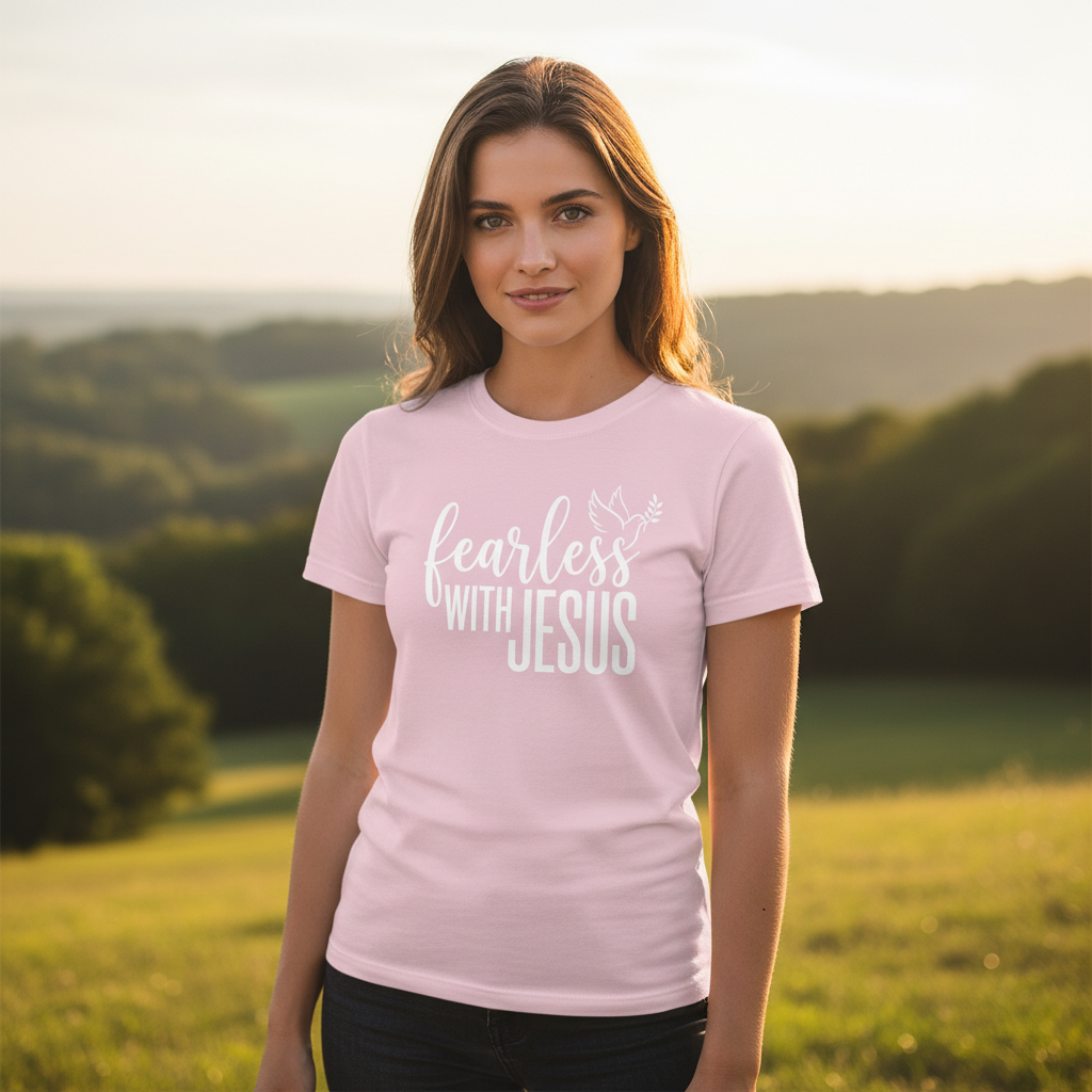 Fearless with Jesus Faith T-Shirt