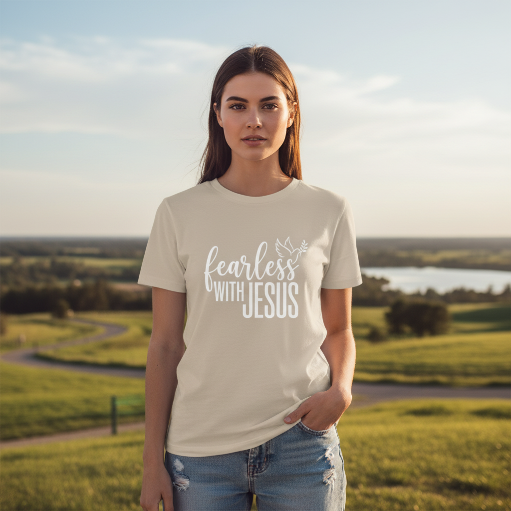 Fearless with Jesus Faith T-Shirt