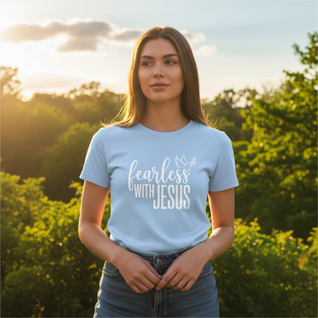 Fearless with Jesus Faith T-Shirt