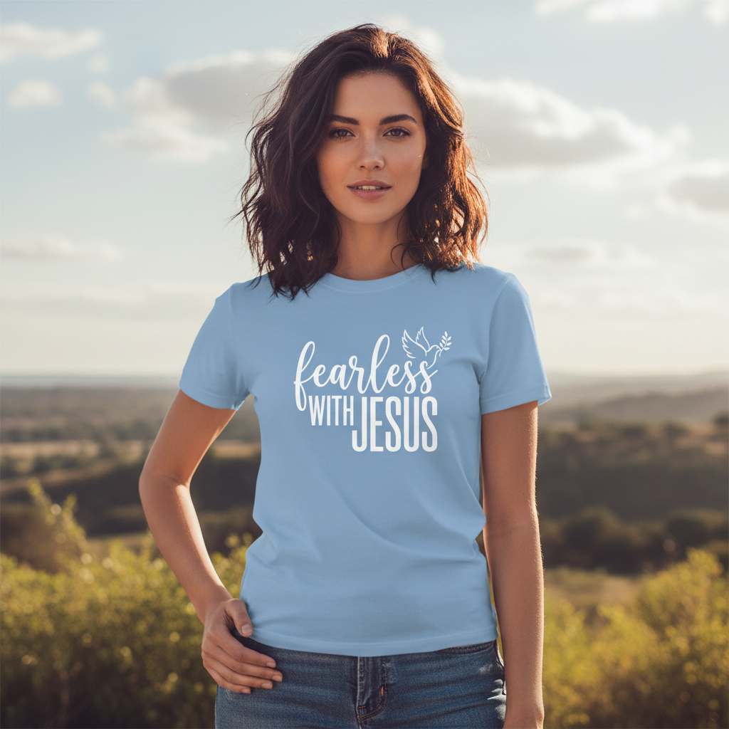 Fearless with Jesus Faith T-Shirt