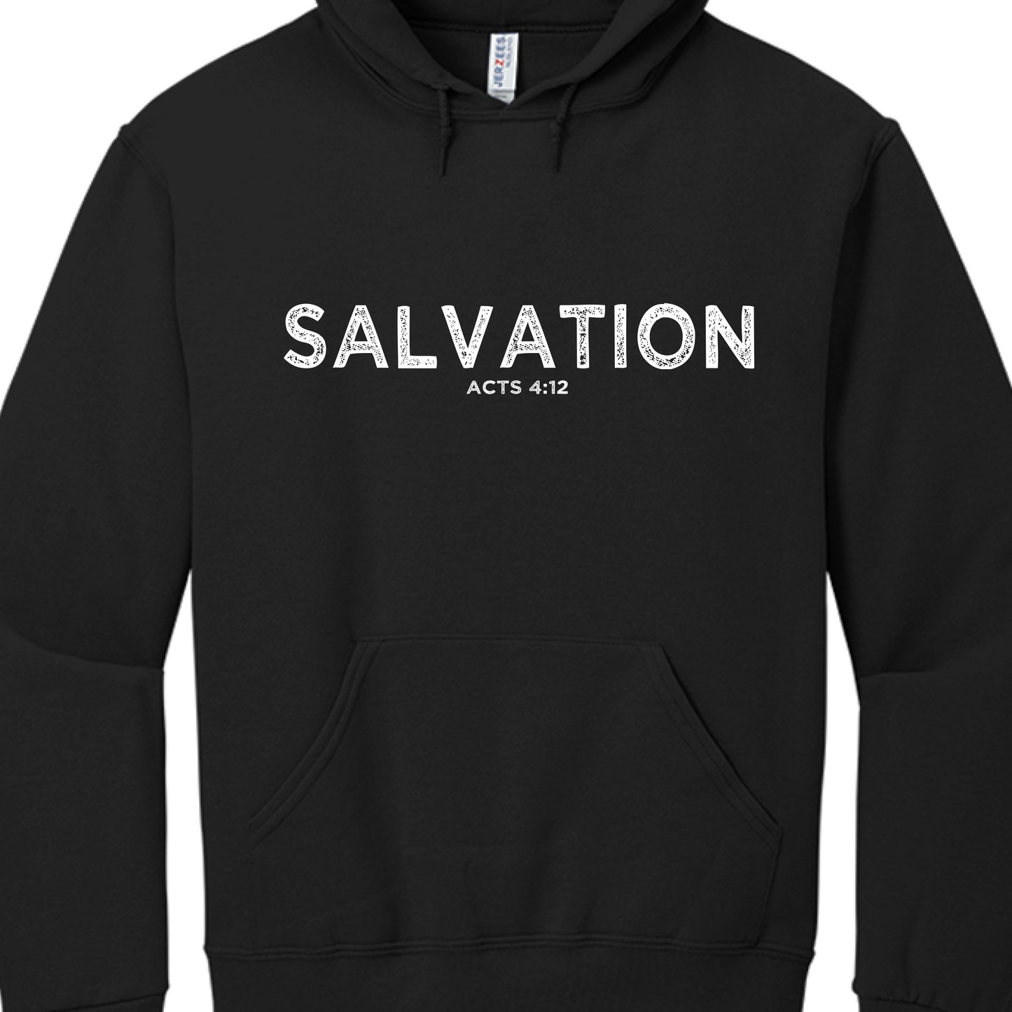 Salvation Acts 4:12-Hoodie BLACK Salvation FaithWear Apparel