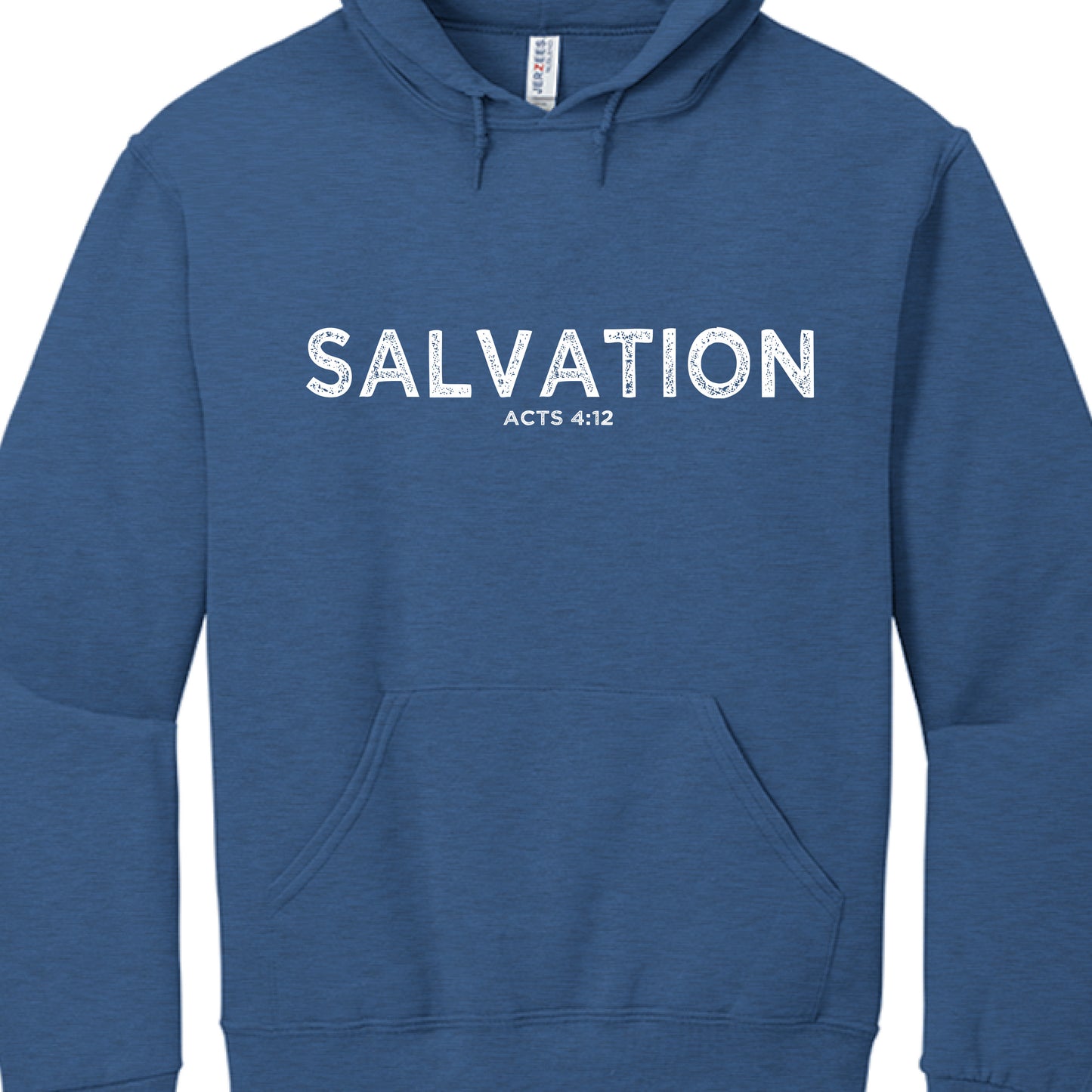 Salvation Acts 4:12-Hoodie VINTAGE HTH BLUE Salvation FaithWear Apparel