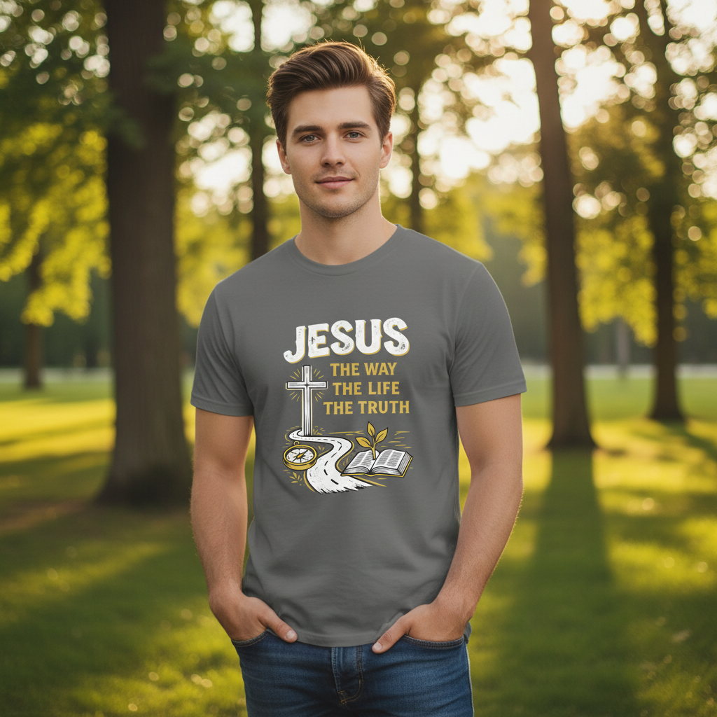 Jesus the Way the Truth the Life Faith T-Shirt