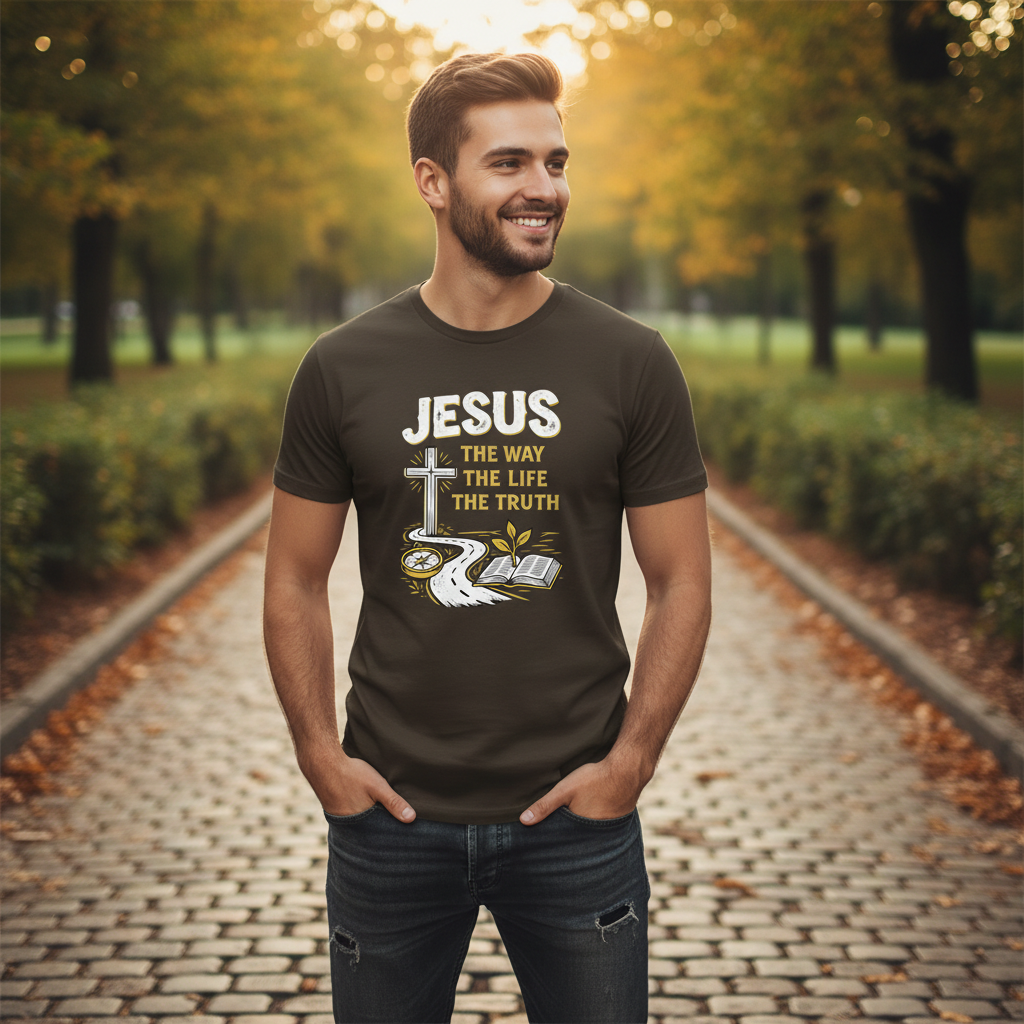 Jesus the Way the Truth the Life Faith T-Shirt