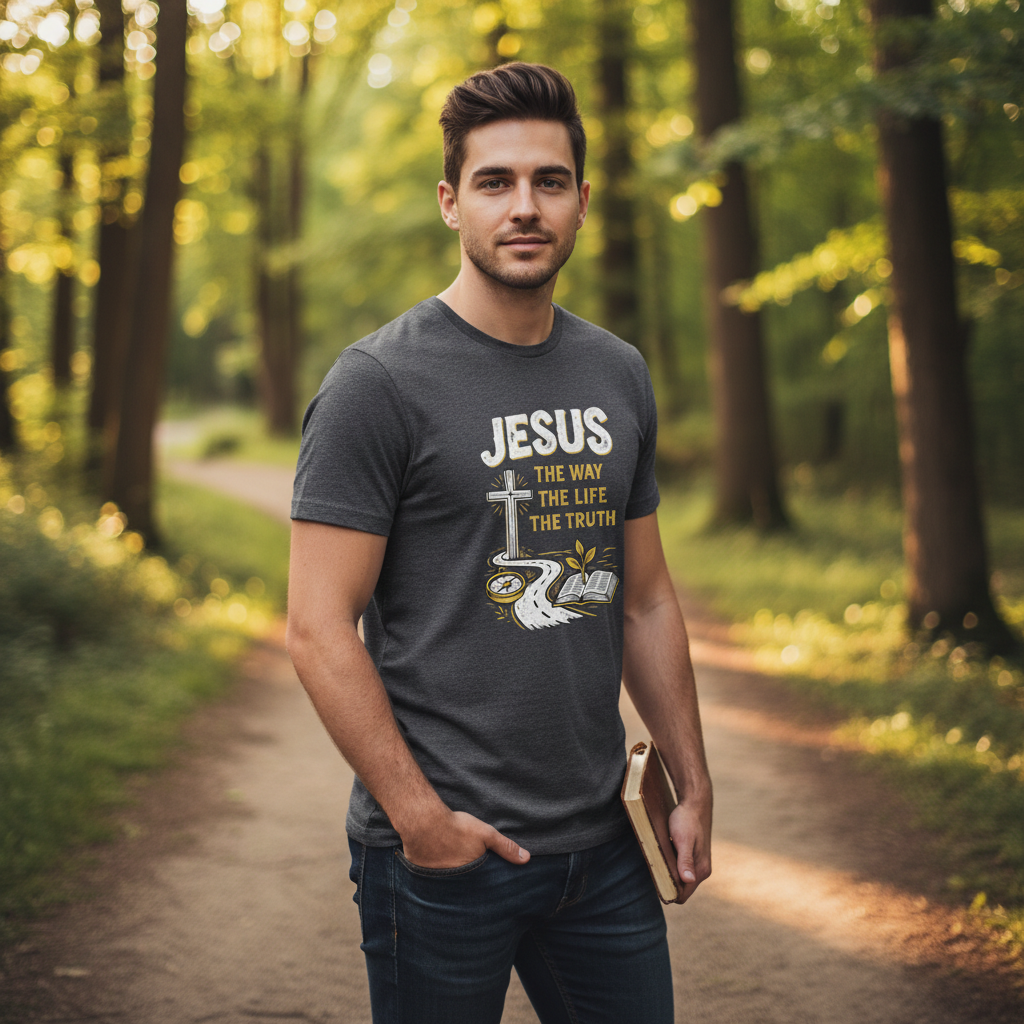 Jesus the Way the Truth the Life Faith T-Shirt