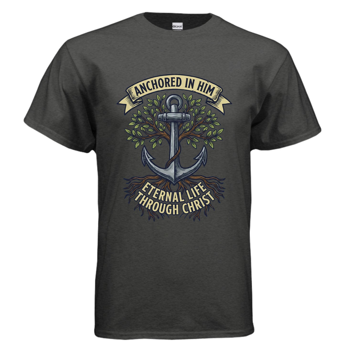 Eternal life in Christ Faith T-Shirt TWEED Salvation FaithWear Apparel
